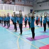 Día Internacional de Yoga en ciudad vietnamita de Can Tho atrae a 700 personas