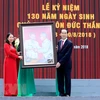 Resaltan ejemplo moral del extinto presidente vietnamita Ton Duc Thang en su tierra natal