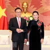Presidenta del Parlamento de Vietnam se compromete a facilitar operaciones de empresas foráneas