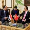 Egipto dispuesto a favorecer inversión y negocios de empresas vietnamitas