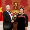 Presidenta parlamentaria de Vietnam respalda cooperación jurídica con Hungría 