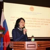 Vicepresidenta vietnamita se reúne con connacionales residentes en Rusia 