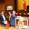Legisladores vietnamitas emiten votos de confianza en cuarta jornada del VI período de sesiones