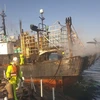 Un tripulante vietnamita muerto tras el incendio de un barco en Corea del Sur
