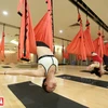 El yoga con cuerda, ejercicio favorito de mujeres en Vietnam