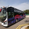 Presentan en Singapur primer autocar eléctrico no tripulado en el mundo 