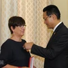 Conceden Medalla de la Amistad a ex-embajadora belga en Vietnam