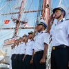 Buque escuela de Armada Popular de Vietnam visita Singapur 