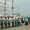 Buque escuela de la Armada de Vietnam concluye visita a Indonesia 