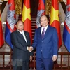 Premier vietnamita recibe al presidente de Asamblea Nacional de Camboya 