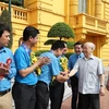  Máximo dirigente de Vietnam se reúne con representantes sindicales destacados