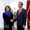 Asiste vicepresidenta de Vietnam al acto de asunción del presidente indonesio