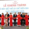Inauguran moderna planta de procesamiento de aves de corral en Thanh Hoa