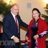 Se reúne máxima legisladora de Vietnam con líderes comunistas rusos