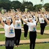 Celebran sexto Día Internacional del yoga en provincia vietnamita de Ninh Thuan