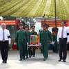 Entierran restos de soldados voluntarios vietnamitas caídos en Camboya 