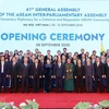 Inauguran XLI Asamblea General de la Asamblea Interparlamentaria de ASEAN