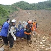 Diez muertes por deslizamientos de tierra en Indonesia