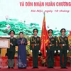 Presidenta del Parlamento vietnamita asiste al acto por los 70 años del Día Tradicional de periódico Ejército Popular
