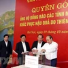 Realiza Oficina Gubernamental de Vietnam donativo para respaldar a pobladores en región central