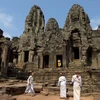 Reducción severa de turistas foráneos a famoso templo Angkor