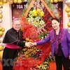 Extienden felicitaciones navideñas a comunidad católica en ciudad vietnamita