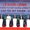 Primer ministro de Vietnam inaugura proyectos de tránsito clave del Sur
