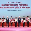 Honran a destacados estudiantes en las Olimpiadas Internacionales en 2020