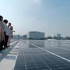 En servicio tejado solar en aeropuerto internacional de Tan Son Nhat