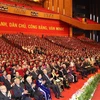 Sesiona segunda jornada oficial del XIII Congreso Nacional del Partido Comunista de Vietnam