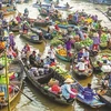Provincia vietnamita de Can Tho promueve turismo verde en mercado flotante de Cai Rang