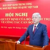 Designan nuevo secretario de Comité de Asuntos partidistas del Frente de la Patria vietnamita 