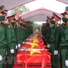 Rinden homenaje póstumo a voluntarios vietnamitas caídos durante la guerra de Laos