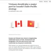 Comunidad empresarial canadiense enfatiza potencial de cooperación con Vietnam