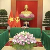 Máximo dirigente partidista de Vietnam dialoga con presidente de Sri Lanka