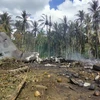 Al menos 17 muertos en accidente de avión militar en Filipinas