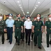 Inspeccionan labores de prevención del COVID-19 en el Hospital Militar 175 en Ciudad Ho Chi Minh