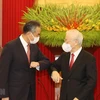 Máximo dirigente partidista de Vietnam recibe al canciller chino 