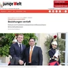 Periódico alemán resalta resultados de la visita oficial del premier vietnamita a Francia