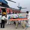 Realizan con éxito vuelo de emergencia para paciente en Truong Sa