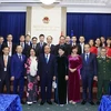 Presidente de Vietnam se reúne con compatriotas en Rusia 