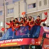 Ciudad Ho Chi Minh da bienvenida a jugadoras de selección nacional de fútbol femenino