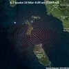 Terremoto de magnitud 6,8 sacude Indonesia