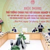 Primer ministro de Vietnam preside una videoconferencia nacional con empresas estatales