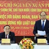 Presidente de Vietnam trabaja con la Asociación de Juristas