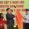 Presidente del Parlamento asiste al aniversario 60 de la escuela secundaria en Nghe An