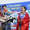 Atleta vietnamita logra triplete de oro en SEA Games 31