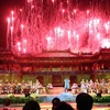 Un espectáculo artístico colorido abre Festival Hue 2022
