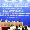 Publican decisión de Presidente vietnamita sobre la amnistía en 2022
