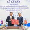 Vietnam y Laos firman acuerdo de cooperación en sector de construcción